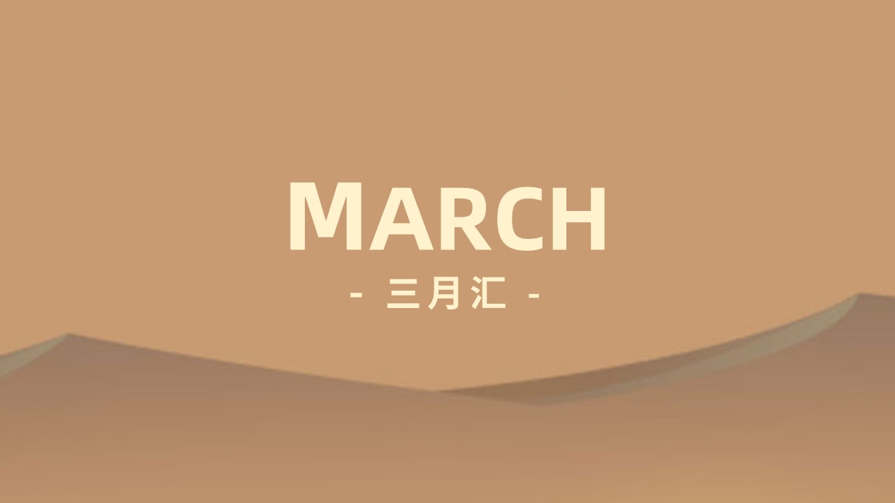 沙丘汇 · 3 月